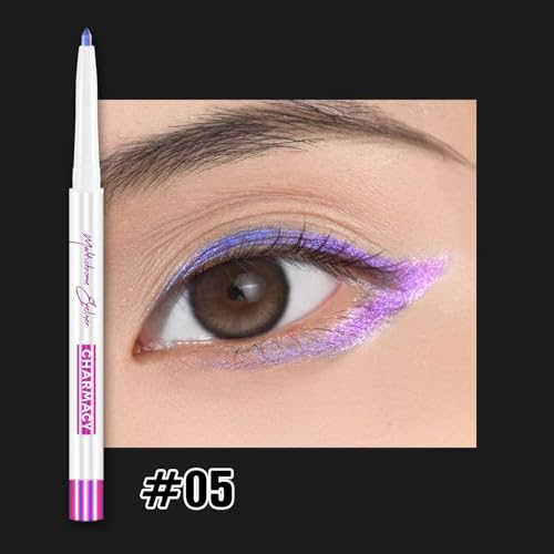 Image of CHARMACY Chameleon Eyeliner Gel Pen, Color Changing Eyeliner, Long-Lasting, Waterproof & Smudge-Proof Formula, Metallic & Shimmer Shades for Creative Makeup, Easy Application (B05)