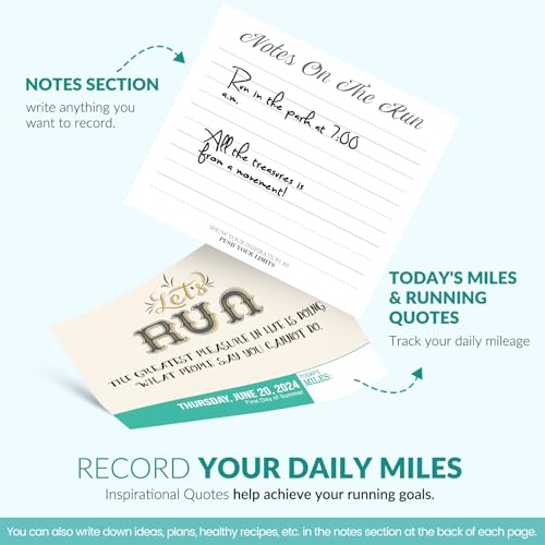 image for Feteulo 2024 Desk Calendar - Motivational Calendar, Running Gear, Dail