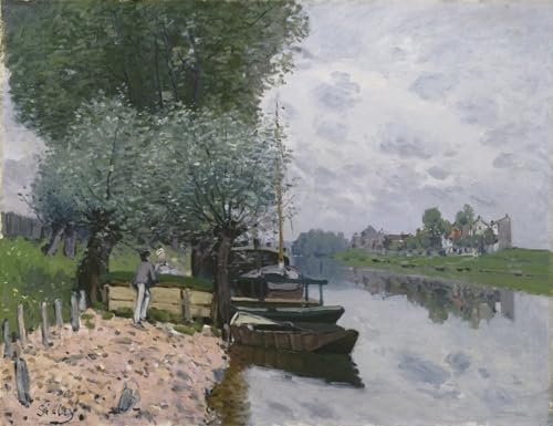 Impression d'art mural La Seine à Bougival Alfred Sisley de qualité