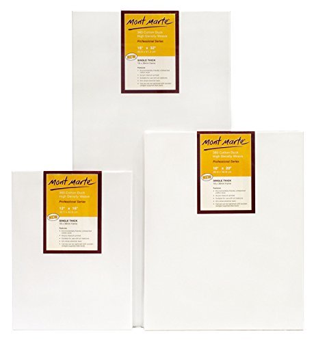 Mont Marte Pine Single Thick Canvas Frame, 50.8 cm x 60.9 cm Size