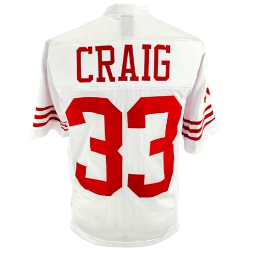 Amazon.com: Roger Craig Jersey White San Francisco | Unisex Adult