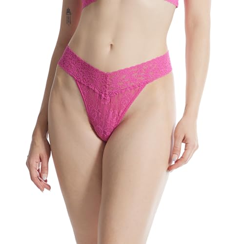 Image of hanky panky - Signature Lace Original Rise Thongs: Essentials Edition | One Size 4-14 | Lace Lingerie Underwear | 3 or 5 Pack