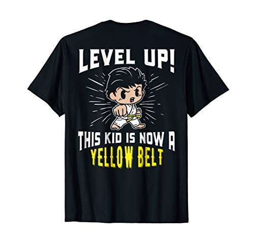 Kids Karate Uniform Yellow Belt Award T Shirt Gifts