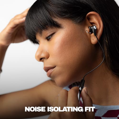 Image of Skullcandy Set USB-C Wired Earbuds with Noise Isolating Fit - True Black | USB-C Wired Connection, In-Line Microphone Call and Track Control for iPhone Android, Ear Gel Sizes Included for Custom Fit