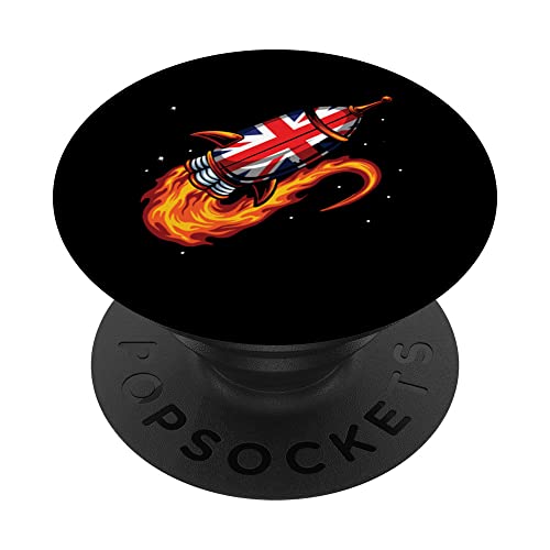 Union Jack Rocket Ship Union Jack Flag British Isles UK Flag PopSockets Swappable PopGrip Union Jack Rocket Ship Union Jack Flag British Isles UK Flag PopSockets Swappable PopGrip