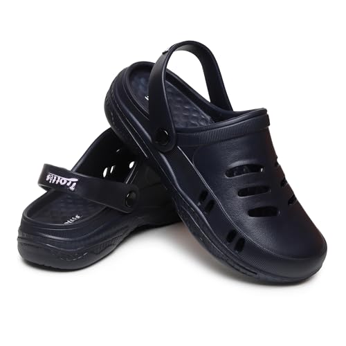 Image of Extra Soft Men's Sports Clogs | Lightweight, Waterproof & Anti-Skid Sandals with Adjustable Back Strap