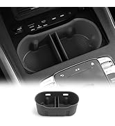 KUNGKIC ABS Voiture Commande Centrale Accoudoir Boîte Cadre Autocollant Intérieur Compatible Avec Mercedes Benz Classe B W247 GLA H247 GLB X247 2020 2021 2022 Accessoires Fibre De Carbone