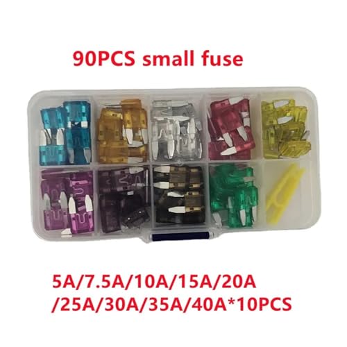 Fusible voiture mini l'accessoire de secours indispensable en voyage boîte de 90 pièces 32V - 3