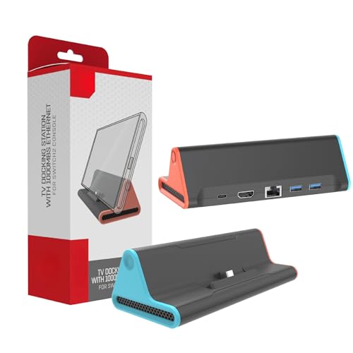 [Design portatile] Compatta e leggera, questa Dock Station TV è progettata per il trasporto, rendendola un compagno ideale sia per l'uso che per i viaggi.