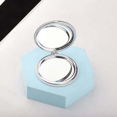 Espejo compacto redondo FEELMEM 2.75 pulgadas miniatura 5