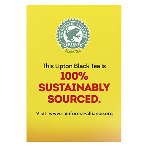 Lipton Black Unsweetened Iced Tea Bags Made With Tea Leaves Sourced From Rainforest Alliance Certified Farms, 1 Ounce (Pack Of 96) #TOP7