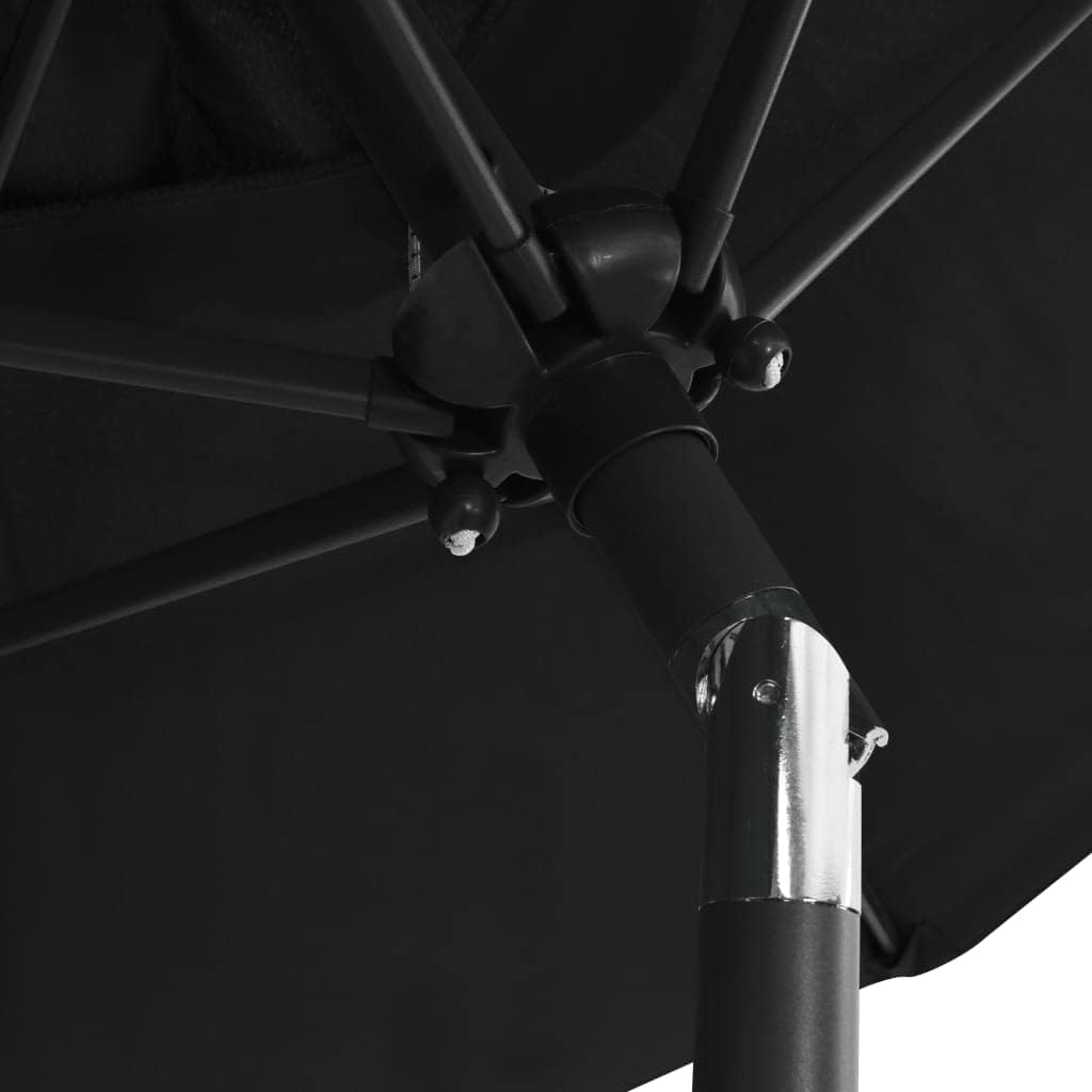Patio Umbrella Outdoor Backyard Shade Tent,Outdoor Table Umbrellas,Parasol,for Garden,Deck, Backyard, Pool,with UV Protection,With Pole,Tiltable,Parasol Sand White 78.7"x83.1" Aluminum