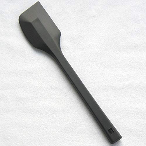 Nagao-Tsubamesanjo-Silicone-Heat-Resistant-Rubber-Spatula-Large-Black-Integrated-Mold-Cooking-Confectionery-Made-in-Japan