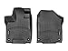 WeatherTech Custom Fit FloorLiners for Honda Passport, Pilot - 1st Row (448391), Black