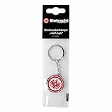 Material: Metall Eintracht Frankfurt Schlüsselanhänger Logo ca. 9,5x3 cm Metall