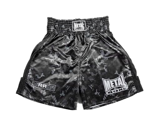 Short boxe anglaise homme Metal Boxe Mirror L short de sport combat