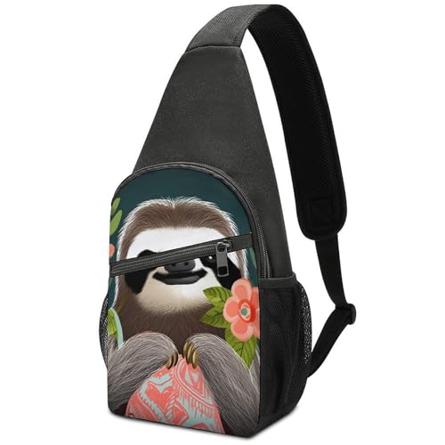 Bolso cruzado casual deportivo para viaje y senderismo miniatura 1