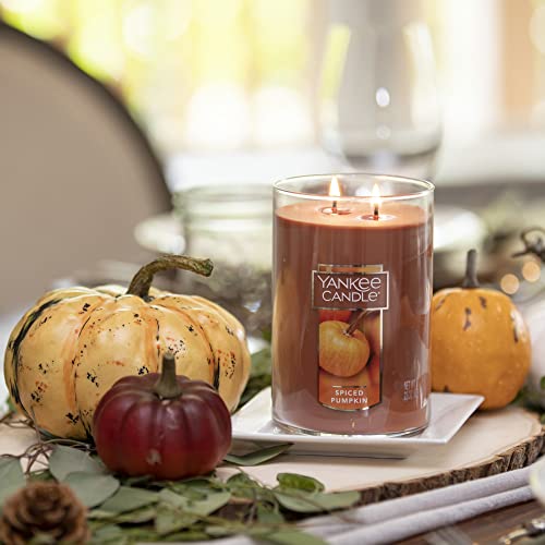 Yankee-Candle-Spiced-Pumpkin-Scented-Classic-22oz-Large-Tumbler-2-Wick-Aromatherapy-Candle-Over-75-Hours-of-Burn-Time-Apothecary-Jar-Fall-Candle-Autumn-Candle-Scented-for-Home Yankee Candle Spiced Pumpkin Scented Classic 22oz Large Tumbler 2 Wick Aromatherapy Candle Over 75 Hours of Burn Time Apothecary Jar Fall Candle Autumn Candle Scented for Home