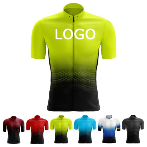 COITROZR Maillot Ciclismo Personalizado para Hombre & Mujer Ropa Ciclismo Mountain Bike de Ligero Secado Rápido con Logotipo del Equipo(C)
