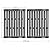 Hongso Grill Grates 7523, Flavorizer Bars 7535, Burner Tubes Kit 7507, Replacement Parts for Weber Spirit 200 Series Spirit E200 E210 S200 S210, Spirit 500, Genesis Silver A Grill (with Side Controls)