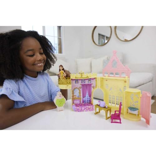 image for Mattel Disney Princess Toys, Storytime Stackers Belle's Castle, Stacka
