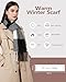 Loiyadn Winter Scarfs for Women - Womens Scarf Fashion Scarf Plaid for Winter, Long Blanket, 79