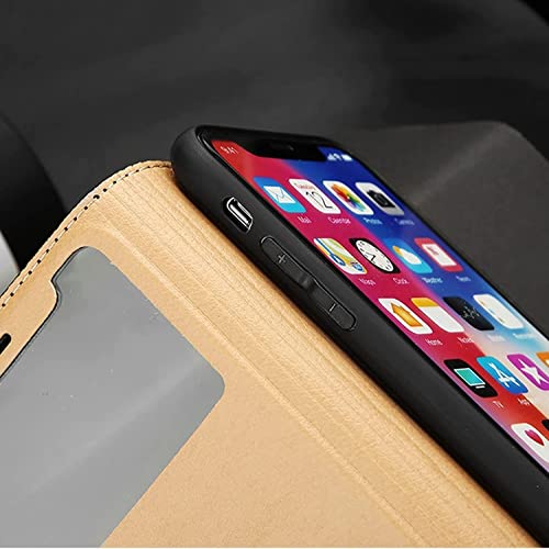 Étui à rabat en cuir de vache pour iPhone 13 Pro Max - 7