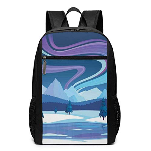 AOOEDM Bolsa para la Escuela Backpack 17 Inch: Mochila para portátil Escolar de Pulgadas