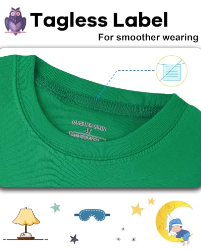 Image of DAUGHTER QUEEN Boys & Girls 100% Cotton Halloween & Christmas PJS 18M-12Y
