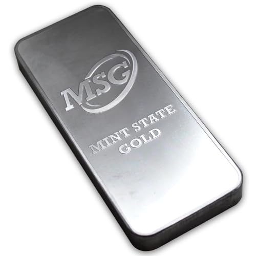 1 lb Aluminum Bar Bullion Paperweight with Element Design with Certificate of Authenticity (1 Pound) by Mint State Gold - Thumbnail 2