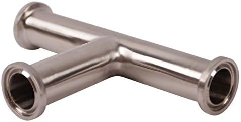 Long Tee | Tri Clamp 3/4 inch x 3/4 in. - Stainless Steel SS304 / 3A - Glacier Tanks