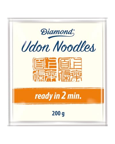 DIAMOND Fideos Udon, de fácil y rápida preparación, vegetariano, vegano - 1 x 200 g