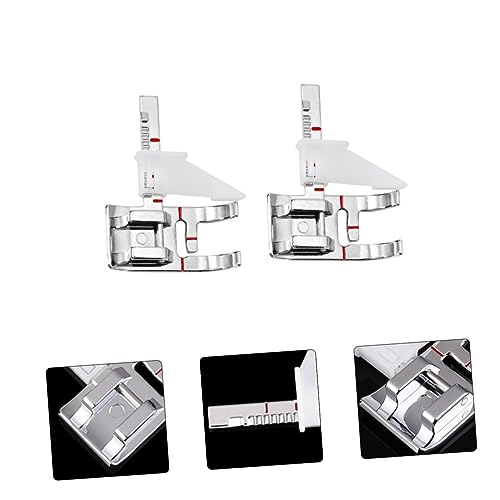 2 Piezas Pie Prensatelas Ajustable para Máquina de Coser miniatura 4