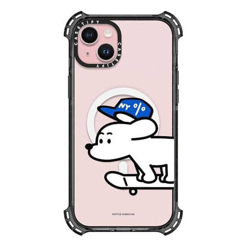 CASETiFY �o�E���X MagSafe�Ή� iPhone 15 Plus �P�[�X [MIL�K�i���� (6x MIL-STD-810G) / 6.5m����̗����������N���A / MagSafe �ɑΉ�] - Skater JOHN (Standard) 