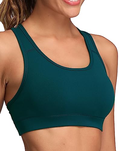 Image of Oalka Women's Racerback Sports Support Workout Running Bras | Oalka Women's Racerback Sports Support Workout Running Bras