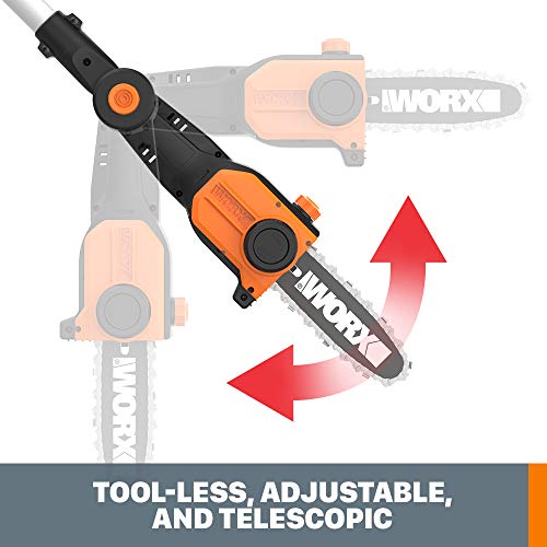 Worx Wg349 20V Power Share 8" Pole Saw With Auto Tension #TOP2