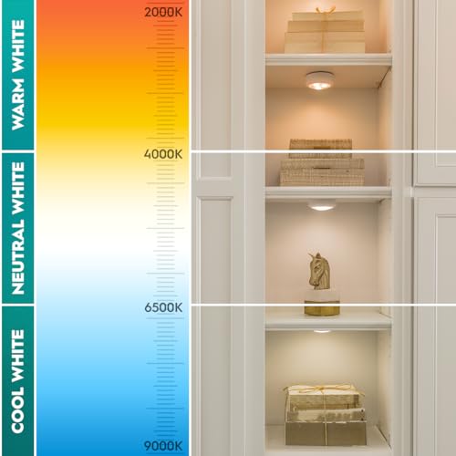 Brilliant Evolution BRRC113 Ultra Thin Wireless Led Touch Lights Stick On, 2Pk - Led Under Cabinet Lighting - Closet Lights - Puck Lights Battery Operated - Ander Counter Lights thumb #7