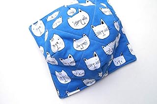 Blue Cat Fabric Microwave Bowl Cozy