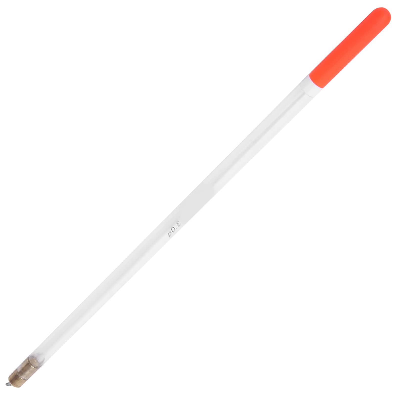 Fishing Bobber Kit, Fishing Float Bobber, 10 St Trwałe plastikowe pływaki wędkarskie Bobber Stick Tube Multi Purpose Fish Feed Baits Accessories Kit (2.0 Przezroczysty)