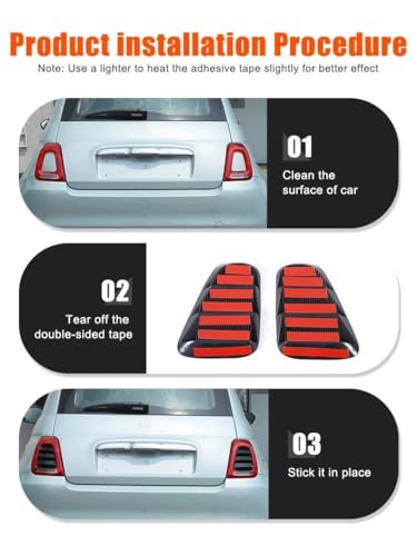 Coque Extérieure Feu Arrière Abarth 595 Rénovation Plastique Ternes