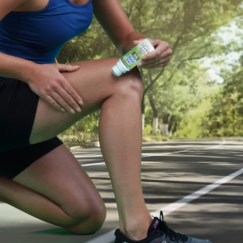 Hempvana Cold As Ice Pain Relief Roll-On, Fast-Acting Menthol Pain Gel w/Hemp Seed Extract, AS-SEEN-ON-TV, Cooling Arthritis Pain Relief