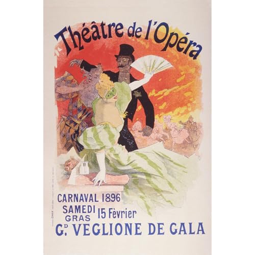 Affiche Théâtre de l'Opéra giclée : décoration grand format