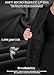 ATLASLAVA Softshelljacke Damen mit Kapuze Regenjacke Fleecejacke Wanderjacke Gefüttert Jacken Outdoor Wandern Schwarz L