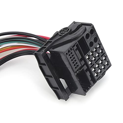 Akozon Bluetooth Adapter,Car Audio Music Adapter, Mikrofonadapter Auxiliary Audio Kabel Auto Mikrofon Adapter Kabel Bluetooth 5.0 AUX Adapter 59,1 Zoll Auto Auxiliary Audio Kabel für CD30 CDC40 CD70