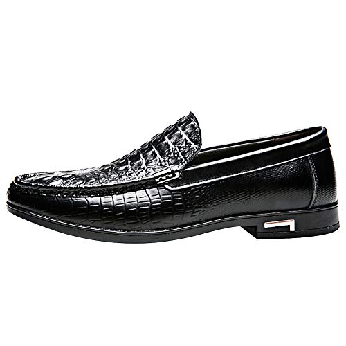 Zapatos de vestir ANUFER elegantes con textura cocodrilo de charol 2