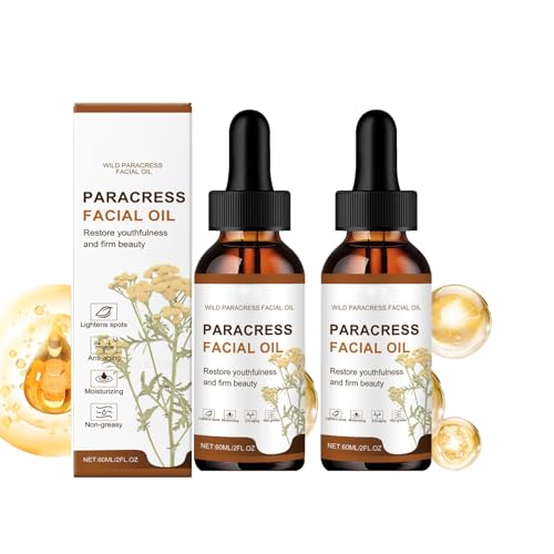 100% Pure Organic Paracress Facial Oil, Anti-Aging Moisturizing Essential Oil, Reduce Fine Lines and Wrinkles - Paracress Facial Oil (2pcs)