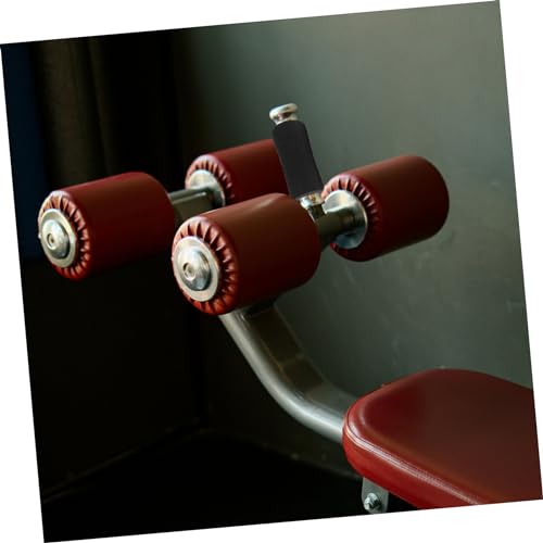 8 piezas de protectores para pies para gimnasio en casa, rodillos de espuma de alta densidad para máquina de ejercicio miniatura 5