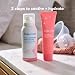 Frida Mom Nipple Cream and Saline Spray Set, Breastfeeding Essentials for New Moms, Cracked Nipple Saline Spray and No-Mess Cream, 2pc Set
