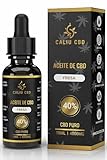 CBD | CBD OIL |Aceite CBD puro 40% 4000Mg 10ML | Base Aceite cáñamo enriquecido con CBD |Extracto de Fresa 0% THC | 400 gotas de Cannabidiol PREMIUM|