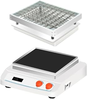 YFYIQI Tabletop Orbital Shaker Linear Shaker Reciprocating Shaker Flask Mixing Equipment with Spring Tray Shaking Mode Reciprocate DC Brushless Motor Speed Range 60 to 400rpm Left and Right Traverse